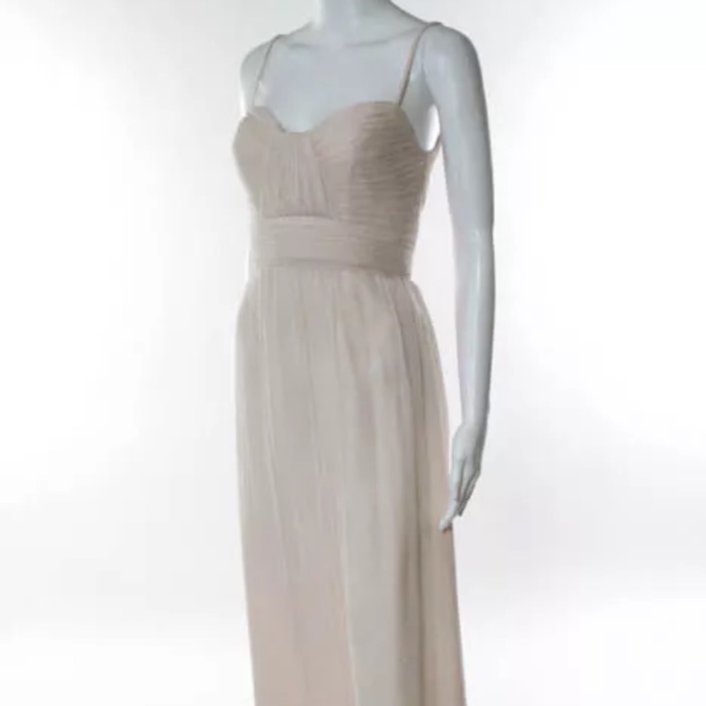 AMSALE BABY PINK 100% SILK dress